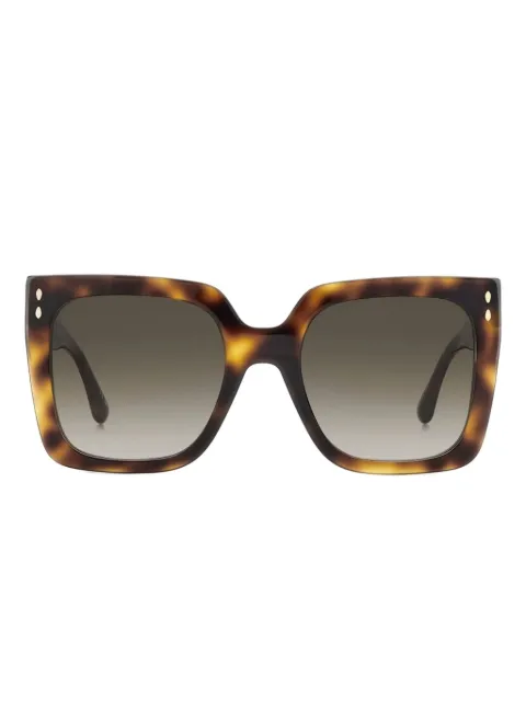 Isabel Marant Eyewear tortoiseshell square-frame sunglasses Brown IM0189S