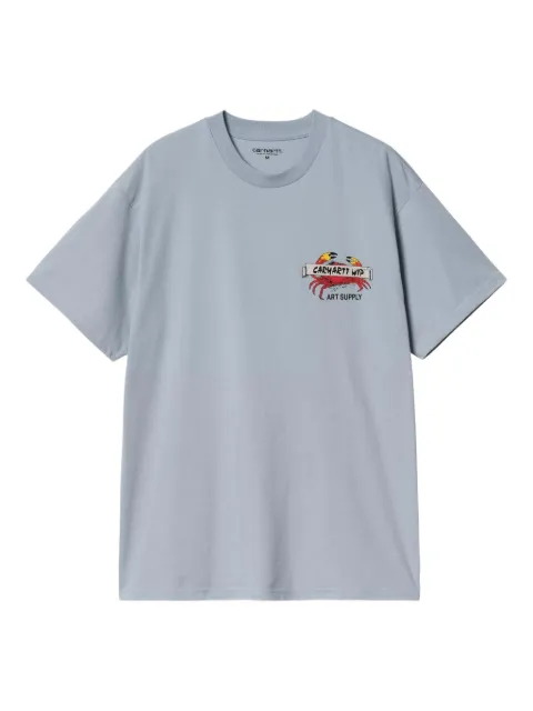 Carhartt WIP Crab Paint T-shirt Blue I034778