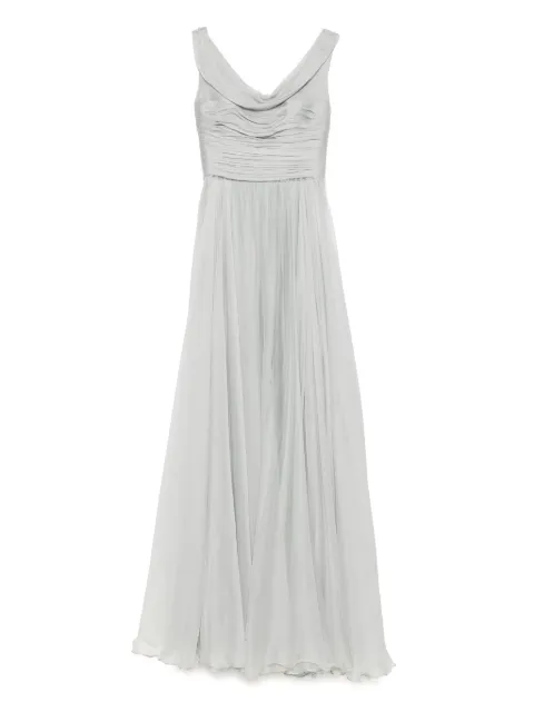 M.Marquise Astrid maxi dress Grey ASTRIDPINSTONE