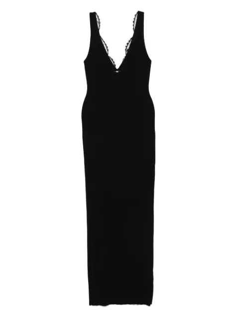 MANURÍ Evie maxi dress Black MRSS25DR9VIEL38