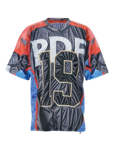 PDF logo-print T-Shirt Blue DFM54019TJ104