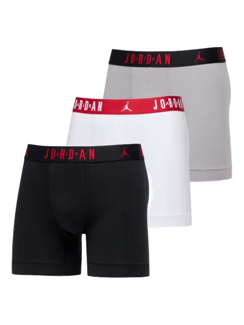 Jordan Flight logo-waistband boxer briefs (pack of three) Black JM0622F66