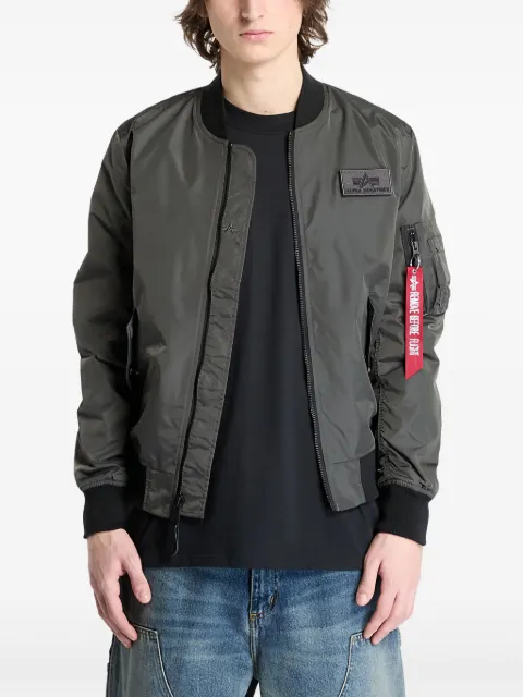 Alpha Industries zip-up bomber jacket Grey 126101136