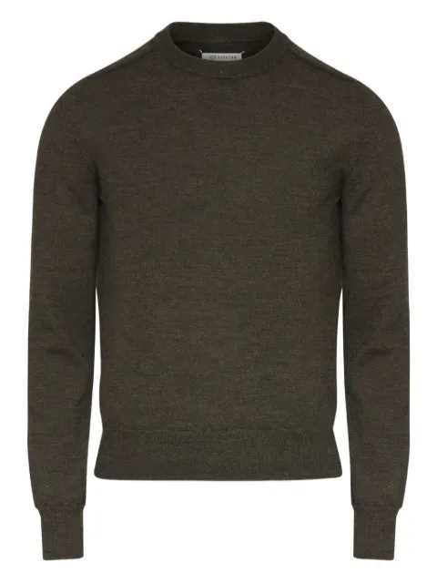 Maison Margiela elbow-patch wool sweater Brown S50HL0041M13098