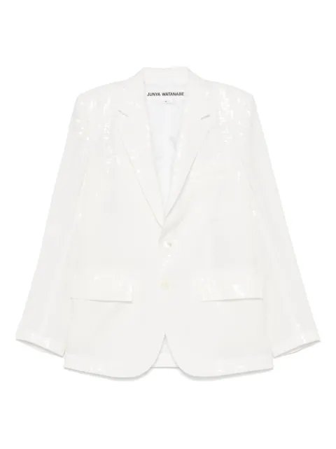 Junya Watanabe sequined blazer White JOJ014