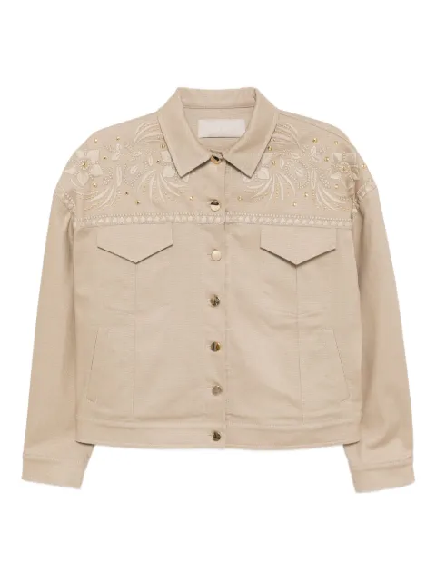 Elie Saab embroidered gabardine jacket J0114ES25GA003
