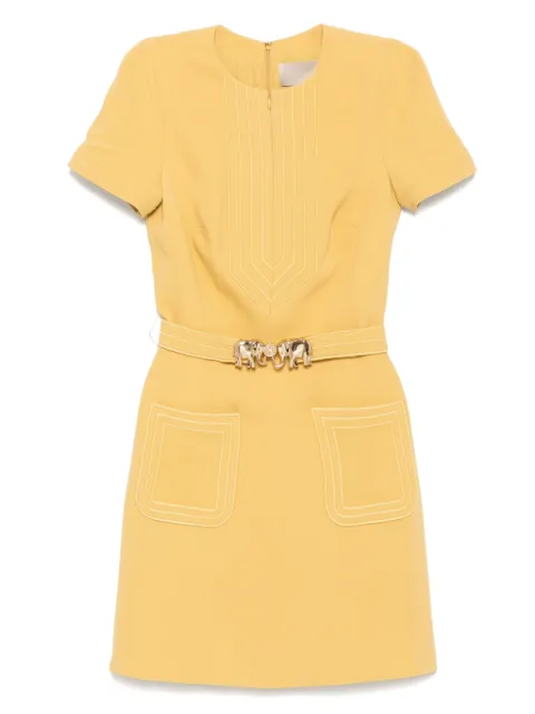 Elie Saab elephant-buckle short dress Neutrals D0563AS25CD013
