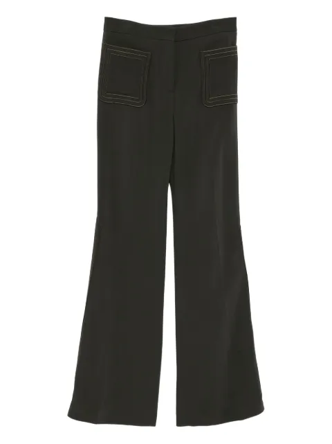 Elie Saab embroidered cady pants Green P0104ES25CD013