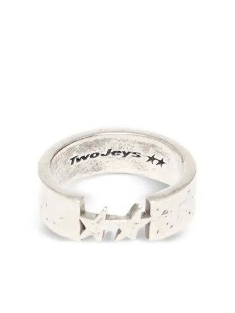 TWOJEYS star-cutout band ring Silver 214922001