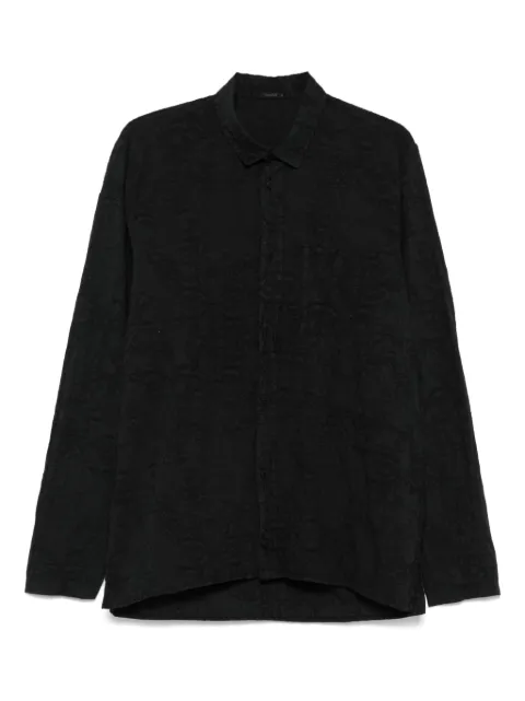 Transit classic-collar shirt Black CFUTRZY340