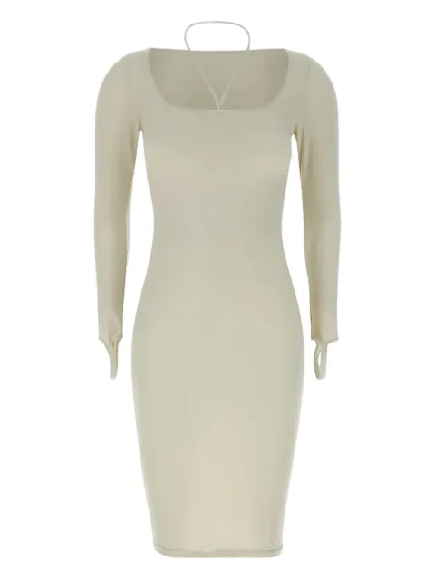 ANDREĀDAMO long sleeve dress White PS25191300