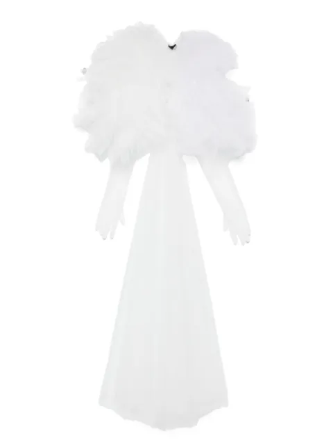 Alchemy tulle-panels jacket White LIA722