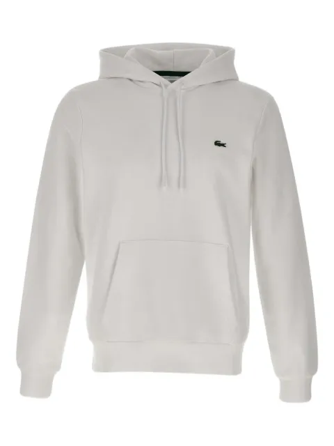 Lacoste cotton hoodie White SH9839