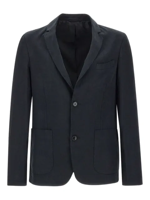 Officine Generale Nehemiah single-breasted blazer Black S25MTLG408