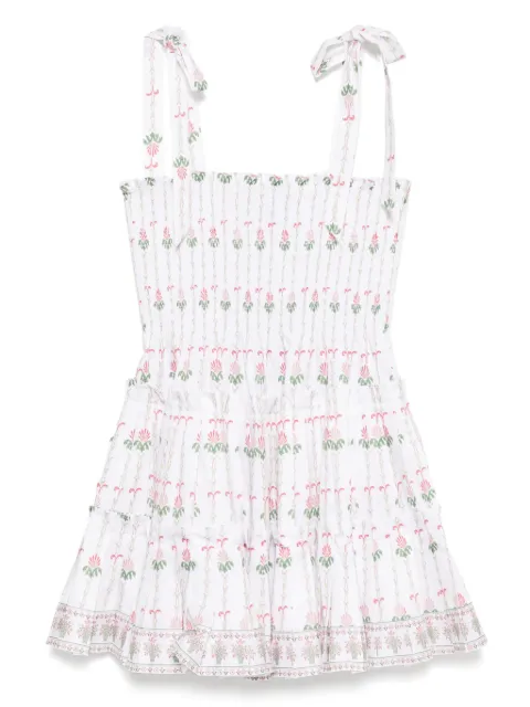 HILL HOUSE HOME Ribbon charlotte nap dress White HHSP25DR569TFWMP