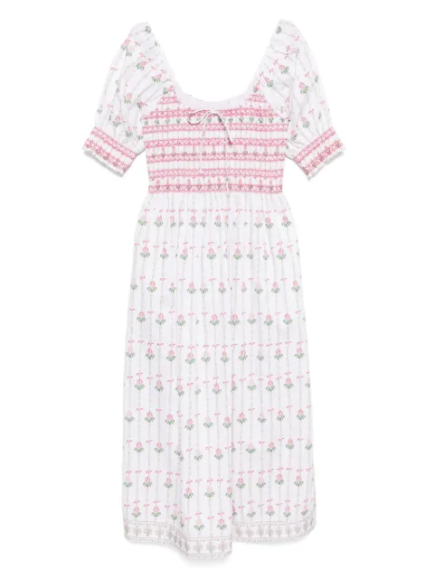 HILL HOUSE HOME Madeline nap dress White HHSP25DR434TFWMP