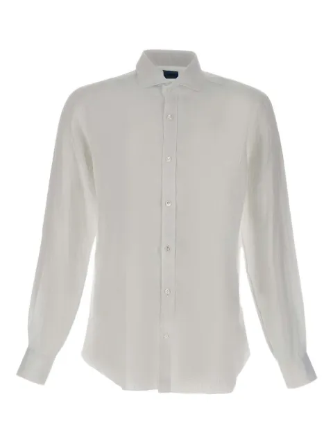 Barba linen shirt White LFU02P0147067U