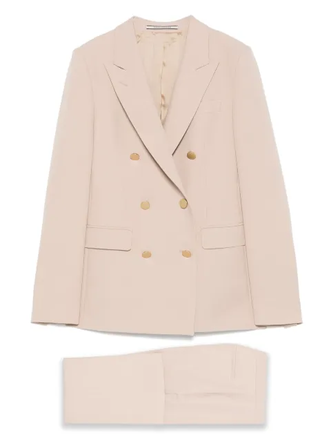 Tagliatore double-breasted suit Neutrals TPARIGI10BADM50003