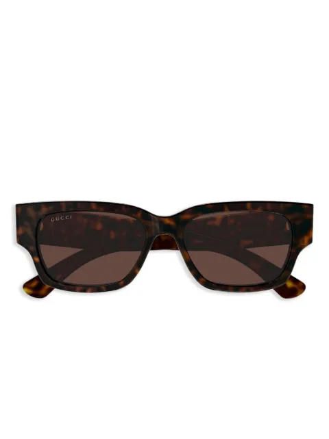 Gucci Eyewear rectangle-frame sunglasses Brown GG1794S002