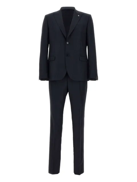 Manuel Ritz single-breasted suit Blue 3430A3328