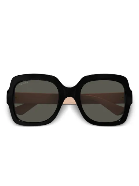 Gucci Eyewear oversize-frame sunglasses Black GG1337S