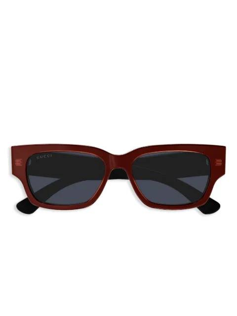 Gucci Eyewear rectangle-frame sunglasses Red GG1794S003