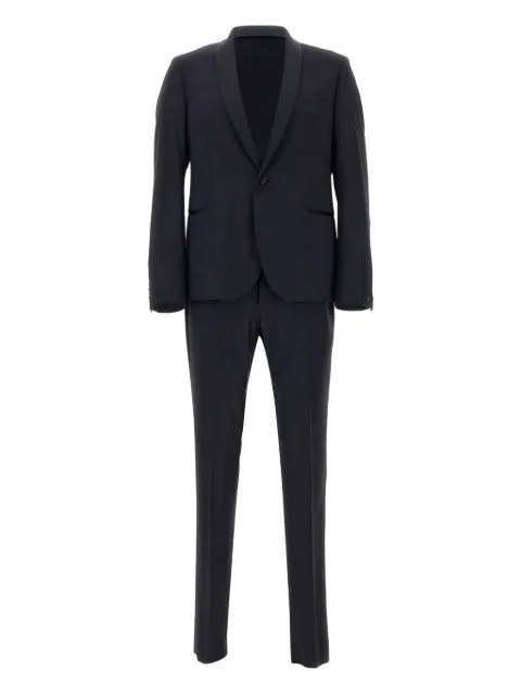 Manuel Ritz single-breasted suit Blue 3430AR313923317189