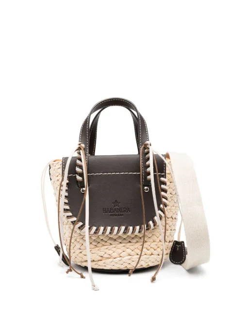 CUBA LAB Habanera Bandana bucket bag Neutrals 8056420208849