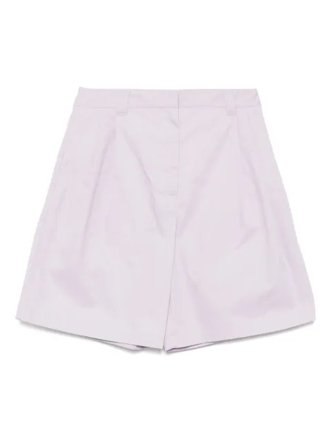 Maison Kitsuné casual pleated bermuda shorts Purple OW01125WW90310173