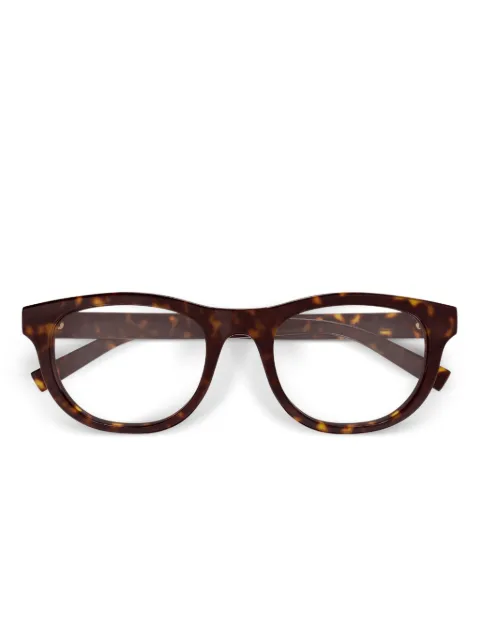 Gucci Eyewear Web-detail glasses Brown GG1929O002