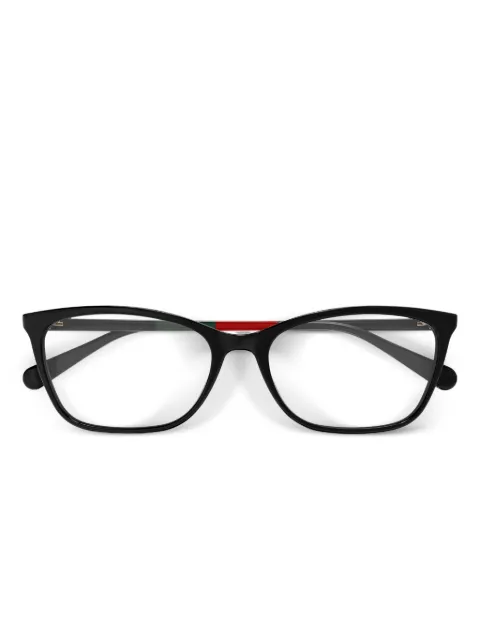 Gucci Eyewear rectangle-frame glasses Black GG1930O