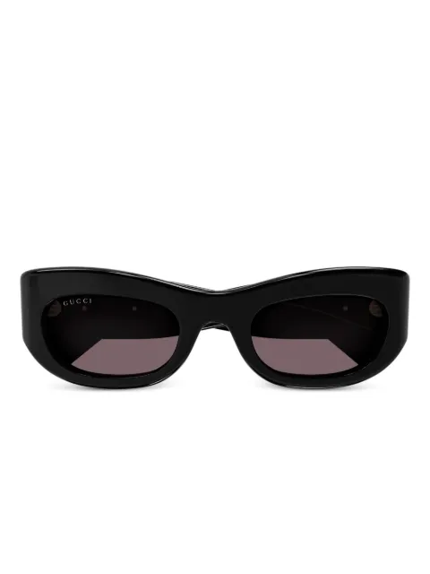 Gucci Eyewear oval-frame sunglasses Black GG1809S