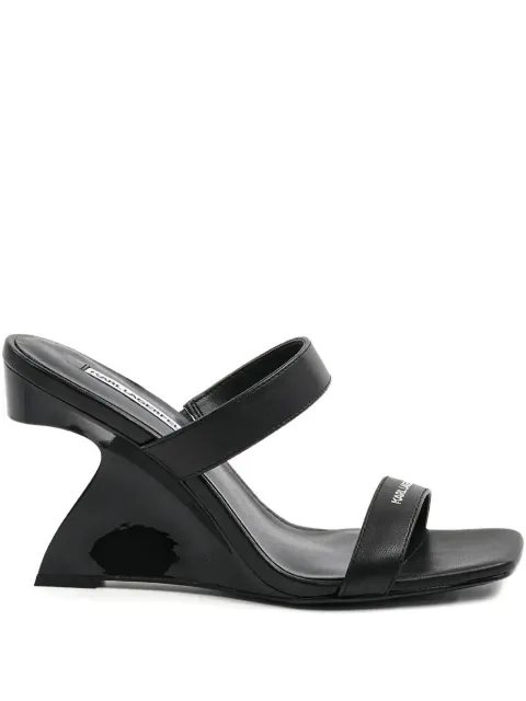 Karl Lagerfeld 90mm logo-print sandals Black KL34611