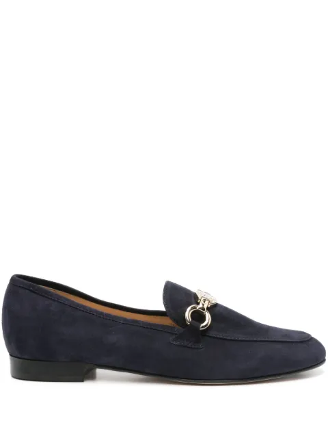 Casadei suede loafers Blue 50863PCAMOB