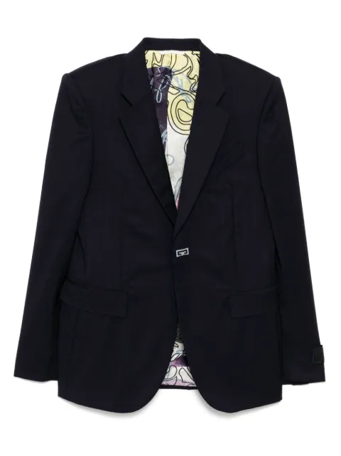 Givenchy 2G-clip blazer Blue BM30J715Z2