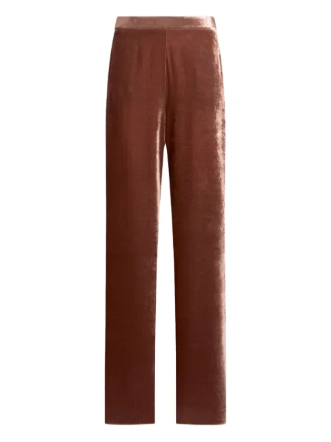 ETRO velvet palazzo trousers Pink WREA001499TCD01