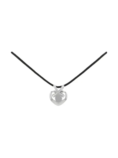 Chaumet pre-owned large white gold pendant necklace Silver 418890