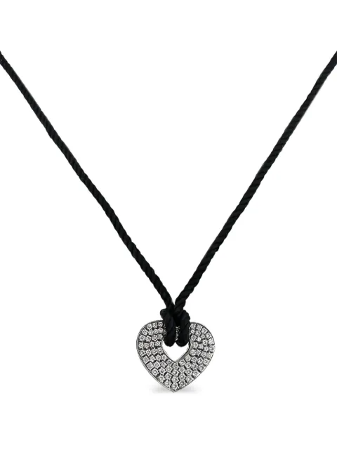 Poiray 2000s white gold Secret diamond necklace Silver 400223