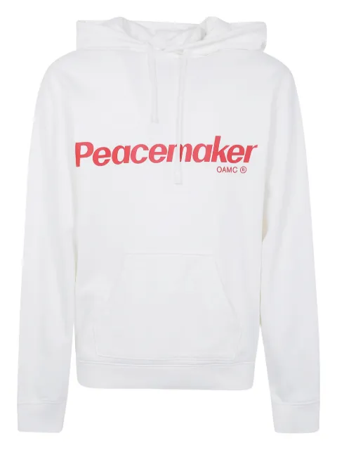 OAMC graphic-print hoodie White PCM1OH01GFT001002