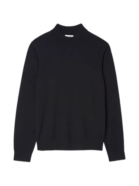 SANDRO wool sweater with high neck Blue SHPTR00715