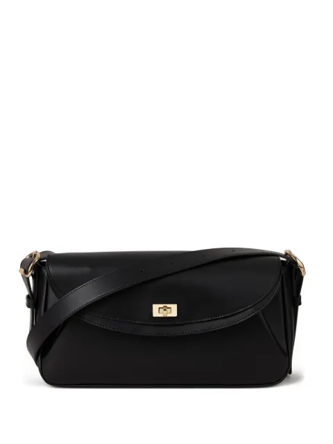SANDRO Le Mambo leather shoulder bag Black SFASA01546