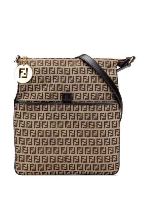 Fendi Pre-Owned 2010-2024 Zucchino Canvas crossbody bag Brown U7WY0R56IPUQA9B5