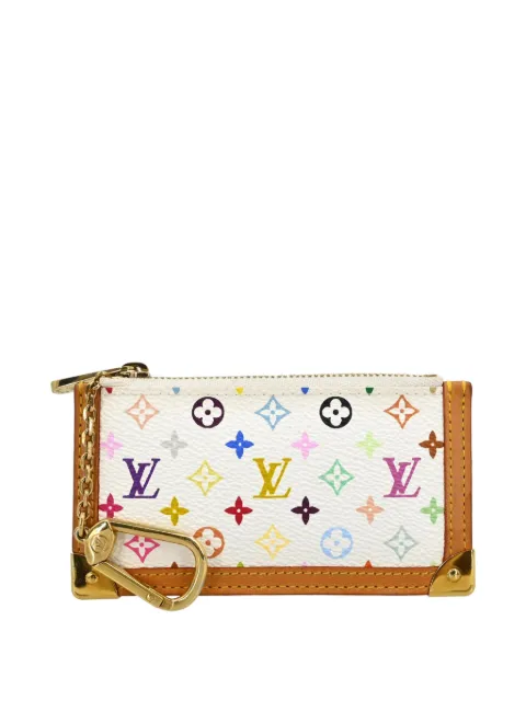 Louis Vuitton Pre-Owned 2004 Monogram Multicolor Pochette Cles coin pouch White XX31735