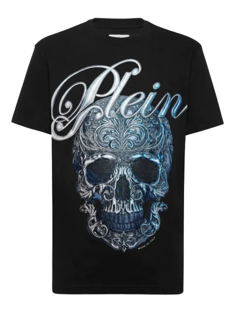 Philipp Plein skull gradient T-shirt Black FAECMTK8528PJY002N