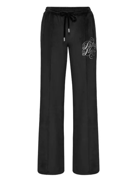 Philipp Plein side-stripe track pants Black FAECWJT2145PTE003N