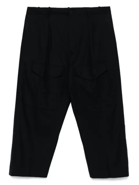 Setchu cropped trousers Blue U232P009W008