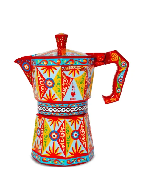 Dolce & Gabbana Casa x Bialetti 50-cup Moka Express Sicilian Cart Orange 412