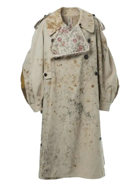COMMUNS double-breasted coat Neutrals CSFW24M102A