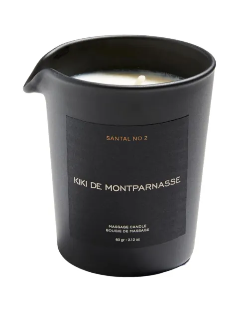 Kiki de Montparnasse Santal N. 02 massage oil candle Black MASSAGEOILCANDLECN200S