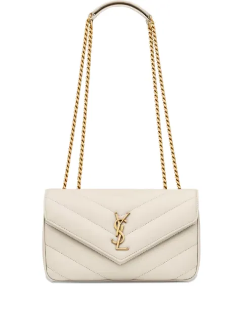 Saint Laurent small Loulou shoulder bag Neutrals 801437AAEAX